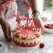 Strawberry Cake - happy birthday
