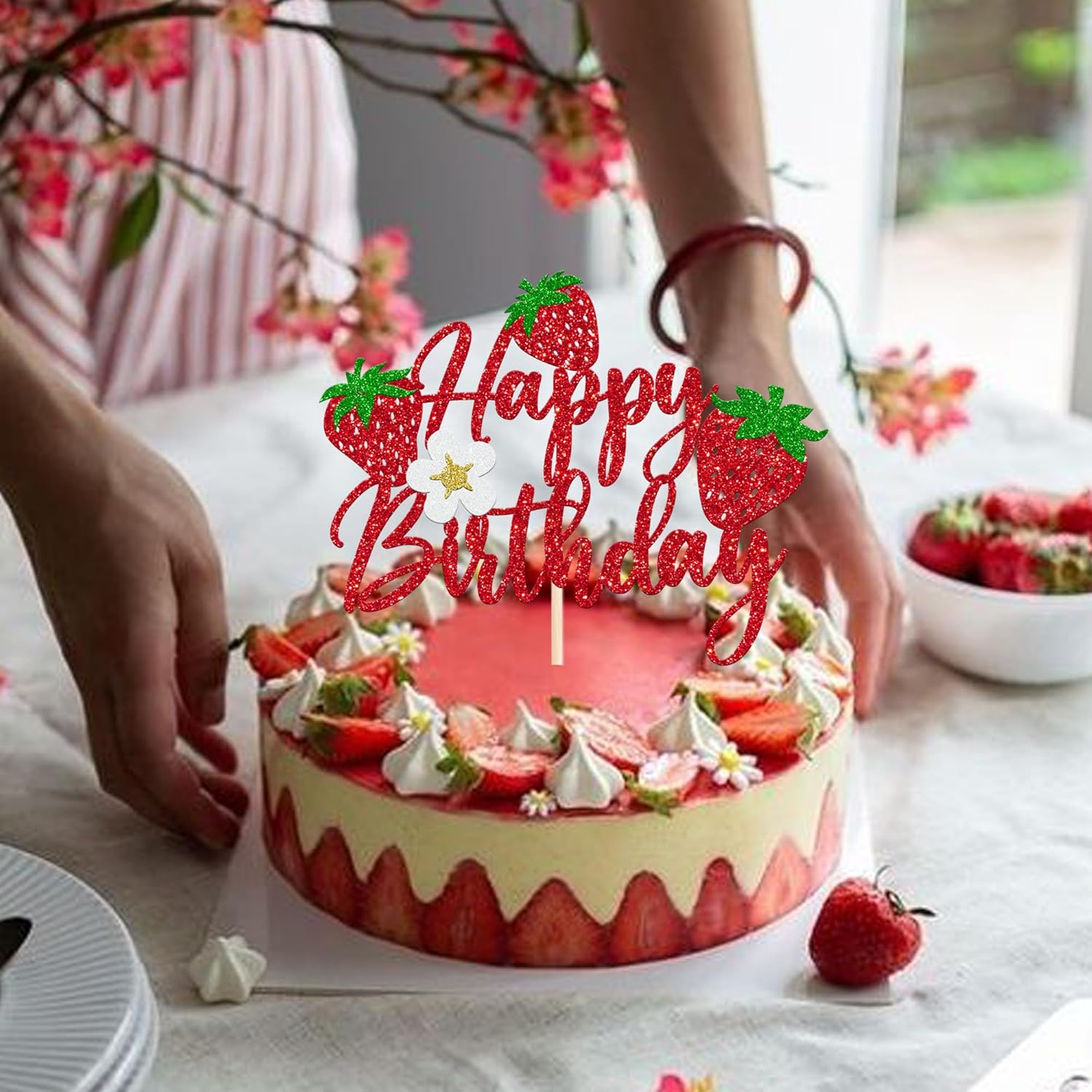 Strawberry Cake - happy birthday