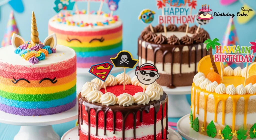 Fun Birthday Cake Flavours for Themed Parties